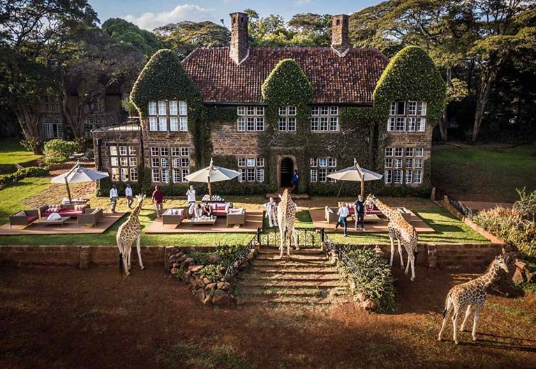 A lodge in Kenya.