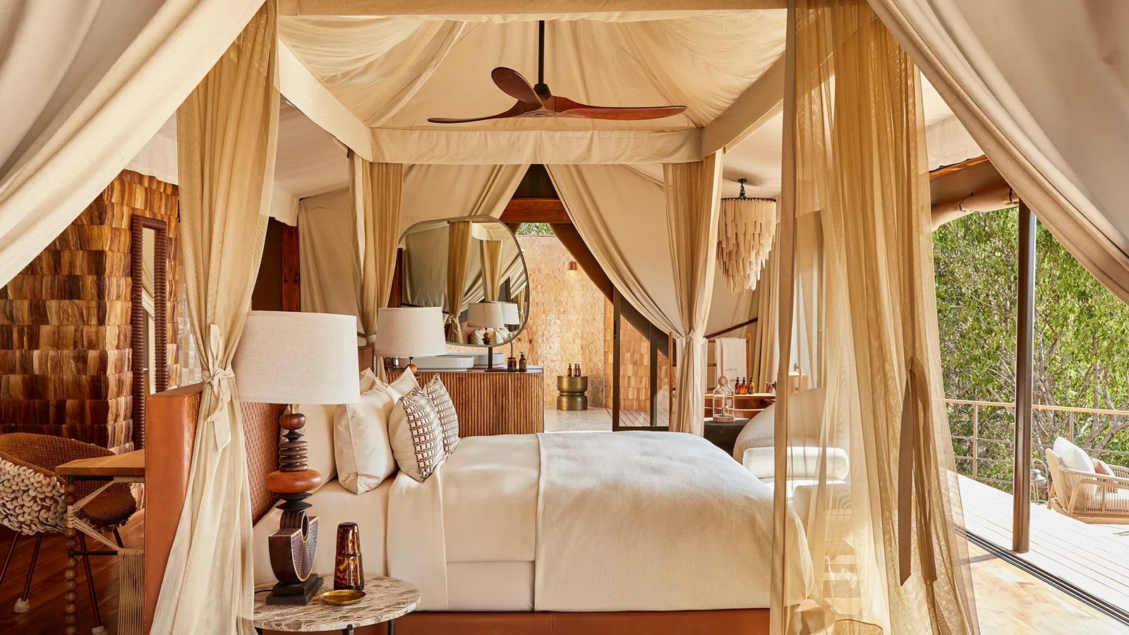 A lodge in Tanzania.