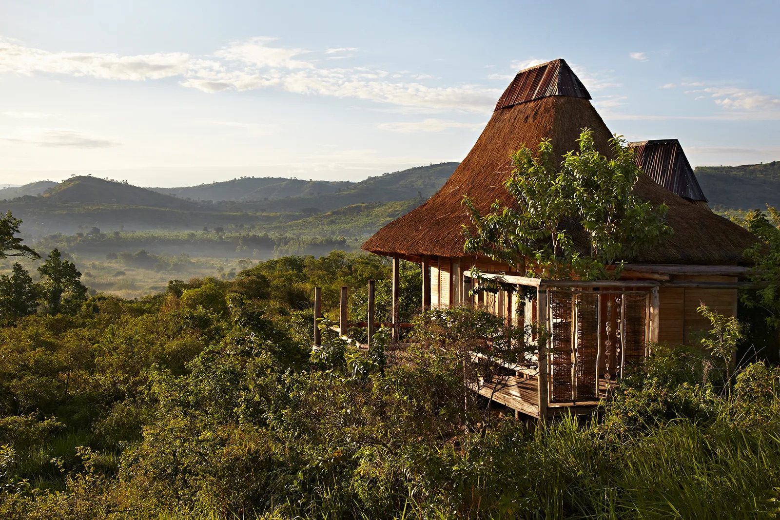 A lodge in Uganda.