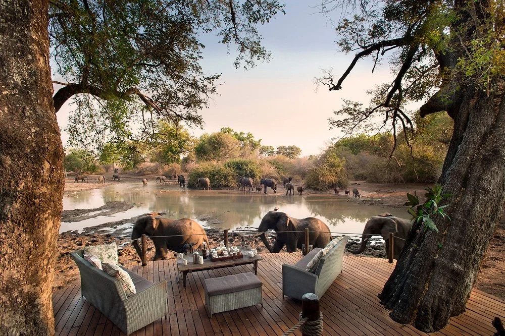 A lodge in Zimbabwe.